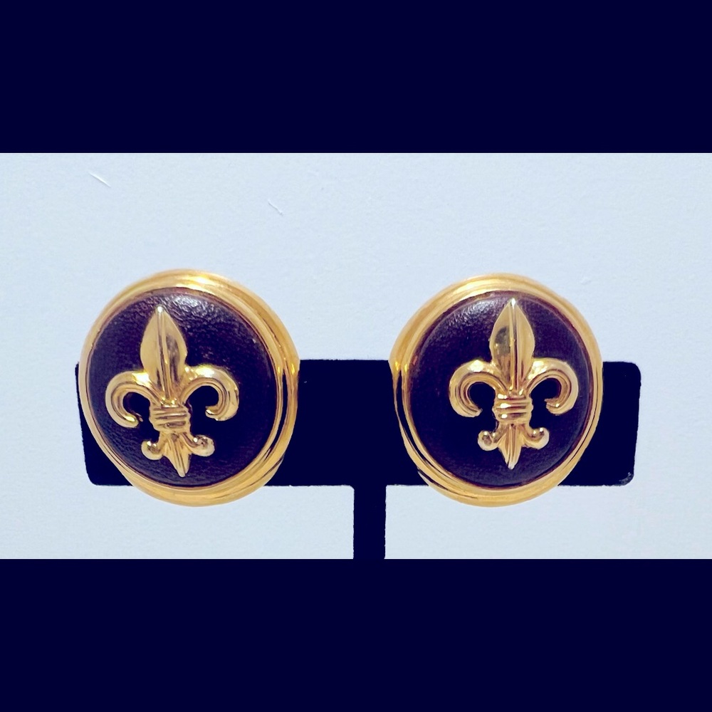 Joan Rivers Vintage Classic Collection Gold Tone Clip On Earrings